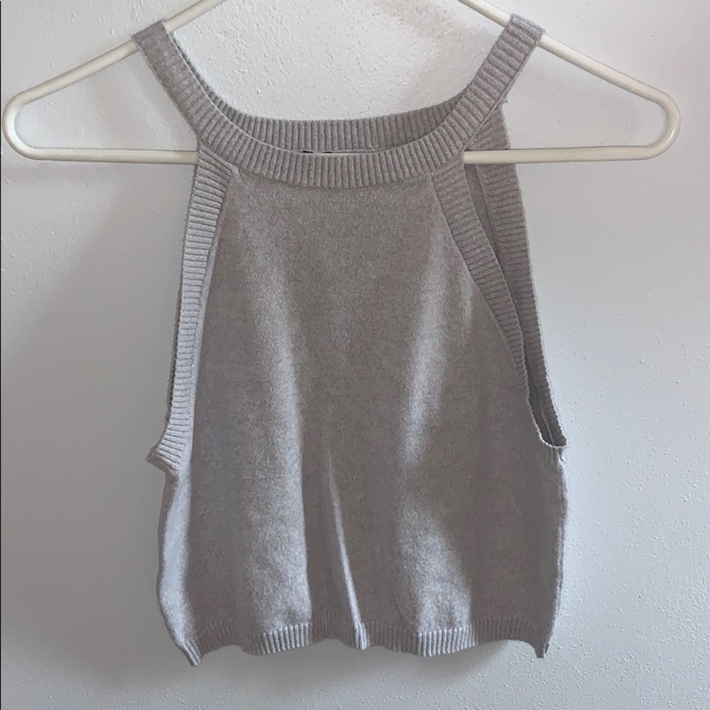 Sweater tank top